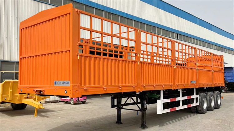 Tri Axle 60 Ton Fence Cargo Trailer for Sale In Zimbabwe, Harare