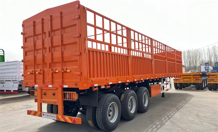 Tri Axle 60 Ton Fence Cargo Trailer for Sale In Zimbabwe, Harare