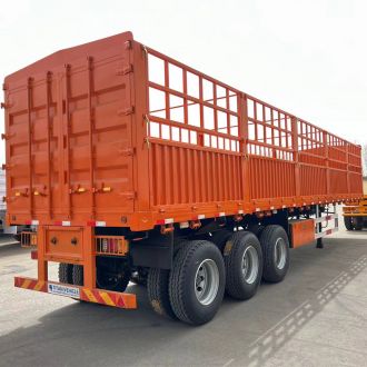 Tri Axle 60 Ton Fence Cargo Trailer